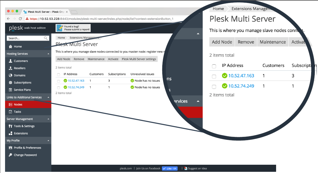 Plesk 新推开创性的多服务器管理工具